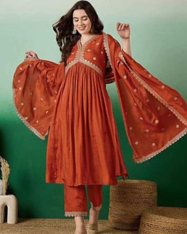 A-Line Kurta Set