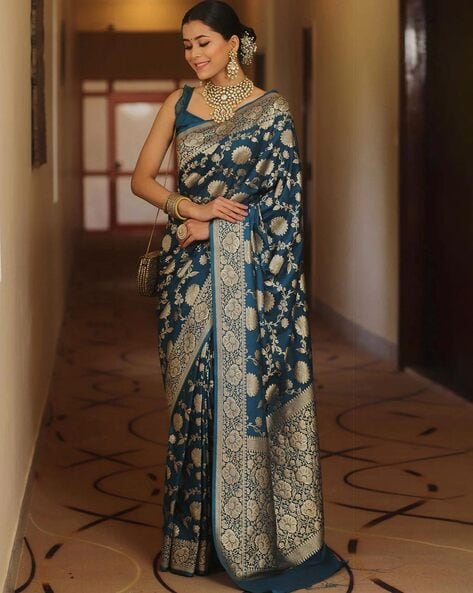 Blue Saree