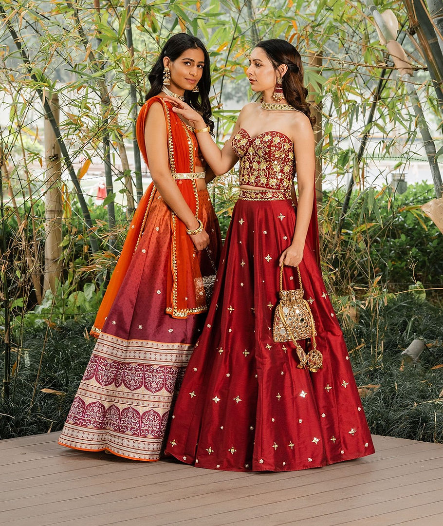 Red Lehengas